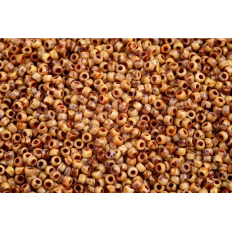 MATUBO ROUND 11/0  N. 20 CHALK TRAVERTIN DARK MAT