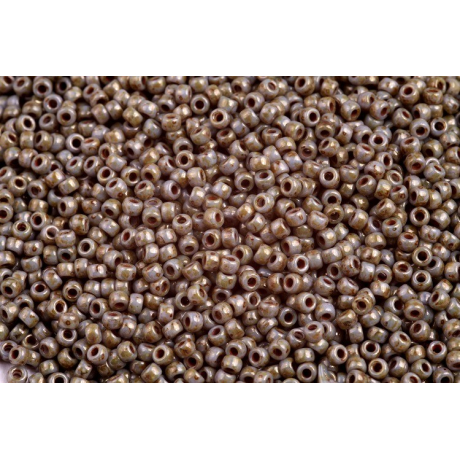 MATUBO ROUND 11/0  N. 26 CHALK COPPER GLAZE