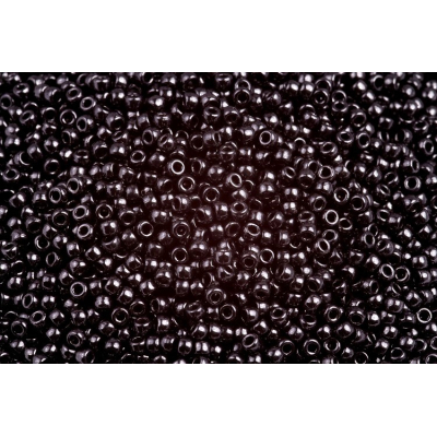 MATUBO ROUND 11/0  N. 28 JET PLATINUM LUSTER