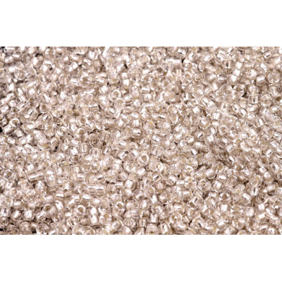 MATUBO ROUND 11/0  N. 30 CRYSTAL SILVER LINED