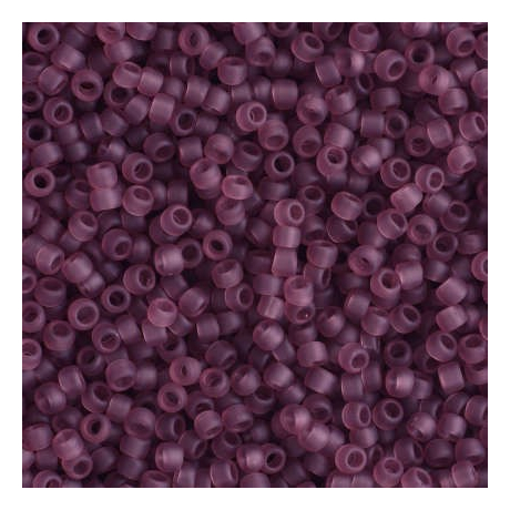 TOHO Round 15/0  N. 768 Transparent-Frosted Med Amethyst