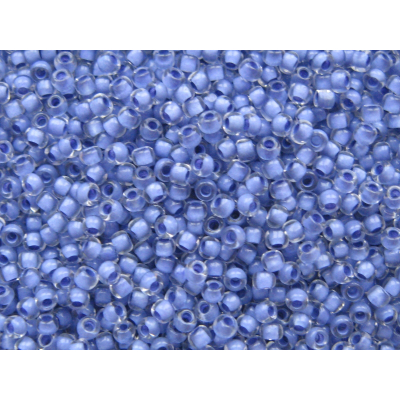 TOHO Round 11/0  N. 105 Inside-Color Crystal/Neon Purple Lined