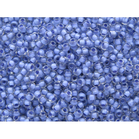 TOHO Round 11/0  N. 105 Inside-Color Crystal/Neon Purple Lined