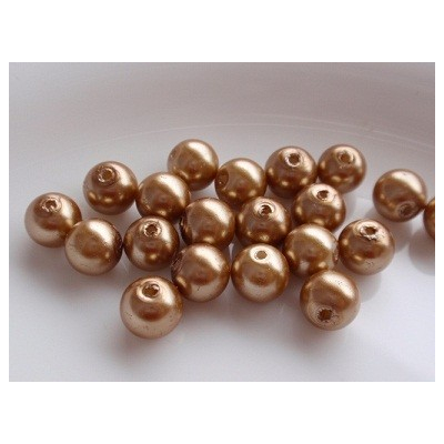 Korálky voskované č. 35 - 10 mm