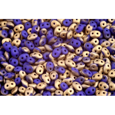 MATUBO SUPERDUO  N. 366 OPAQUE BLUE FOOL'S GOLD