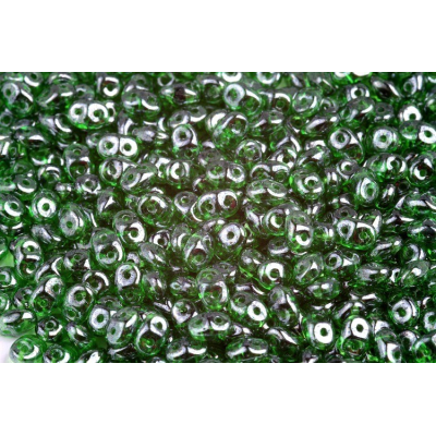 MATUBO SUPERDUO  N. 454 CHRYSOLITE WHITE LUSTER