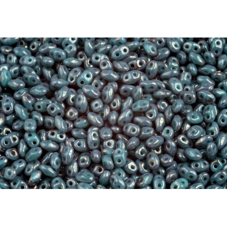 MATUBO MINIDUO  C. 446 TURQUOISE GREEN RED TERRACOTTA