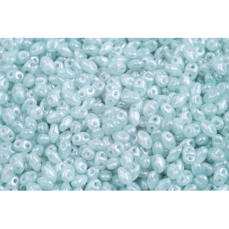 MATUBO MINIDUO  C. 437 SILK BLUE OPAL WHITE LUSTER