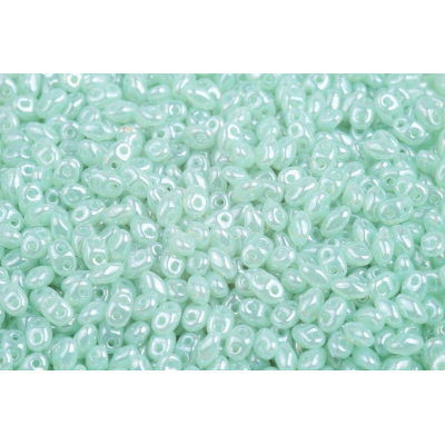 MATUBO MINIDUO  C. 436 OPAL GREEN AQUA WHITE LUSTER