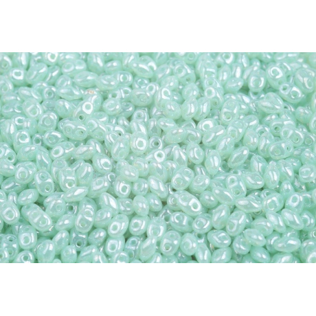 MATUBO MINIDUO  C. 436 OPAL GREEN AQUA WHITE LUSTER