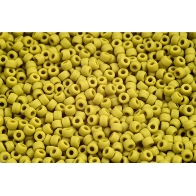 MATUBO ROUND 8/0  N. 224 OPAQUE GREEN MAT