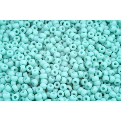 MATUBO ROUND 8/0  N. 230 TURQUOISE GREEN MAT