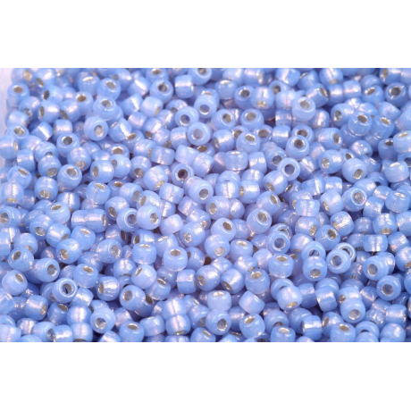 MATUBO ROUND 8/0  N. 255 OPAL BLUE SILVER LINED