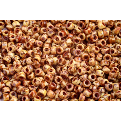 MATUBO ROUND 7/0  N. 105 CHALK TRAVERTIN DARK