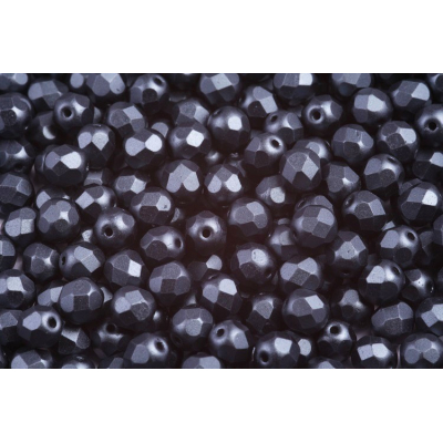 Fire polished  N. 246 PASTEL DARK GREY/HEMATITE