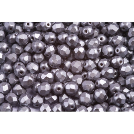 Fire polished  N. 247 PASTEL LIGHT GREY/SILVER