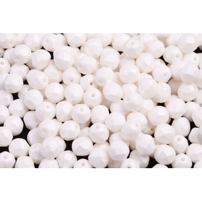 Fire polished  N. 250 OPAQUE WHITE SILK MAT