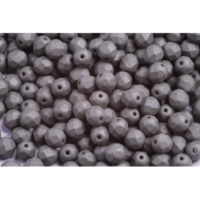 Fire polished  N. 255 OPAQUE GREY SILK MAT