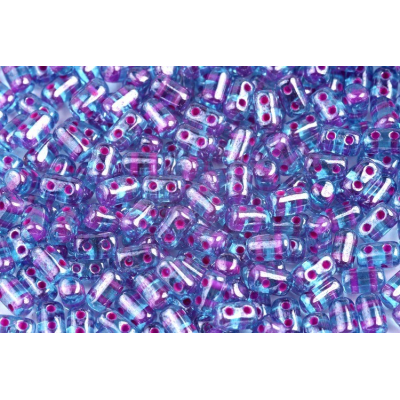 MATUBO RULLA  N. 129 AQUAMARINE PINK LINED WHITE LUSTER