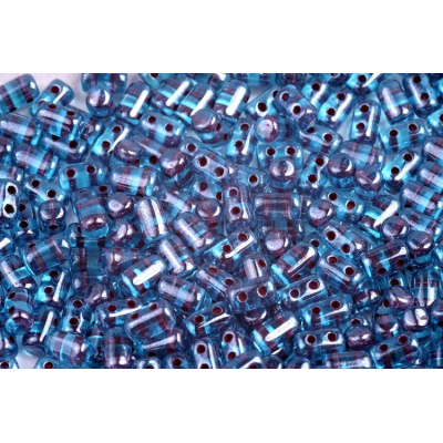 MATUBO RULLA  N. 130 AQUAMARINE RED LINED WHITE LUSTER