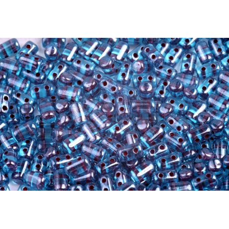 MATUBO RULLA  N. 130 AQUAMARINE RED LINED WHITE LUSTER