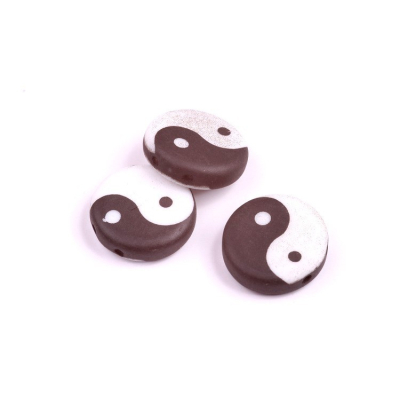 Coins Bead  N. 49 Black