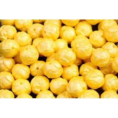 Korálky kuličky růže  1447 (8 mm)