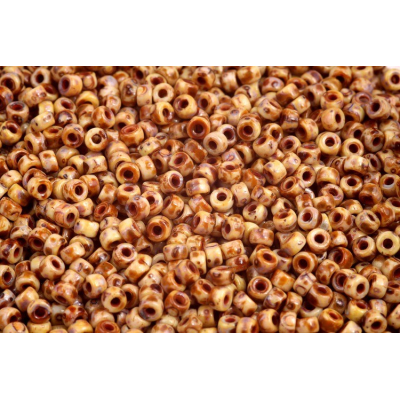 MATUBO ROUND 8/0  N. 268 CHALK TRAVERTIN DARK