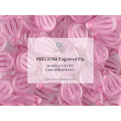 Preciosa Pip™ gravírované č.178