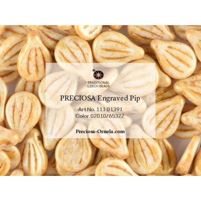 Preciosa Pip™ gravírované č.182