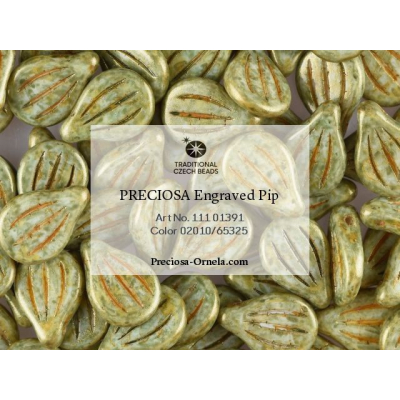Preciosa Pip™ gravírované č.184