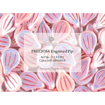 Preciosa Pip™ gravírované č.187