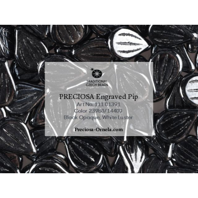 Preciosa Pip™ gravírované č.189