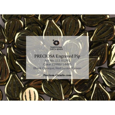 Preciosa Pip™ gravírované č.190