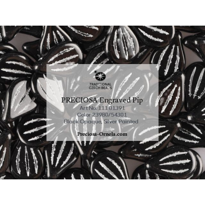 Preciosa Pip™ gravírované č.196