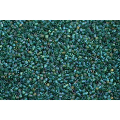 MIYUKI Delica 15/0  c. 370 MATTE EMERALD AB