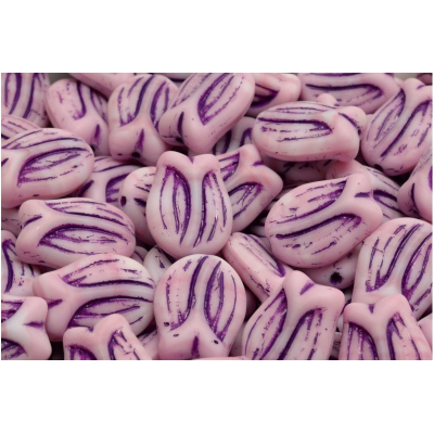 Korálky Tulip Bell (16x11 mm)  č.2815