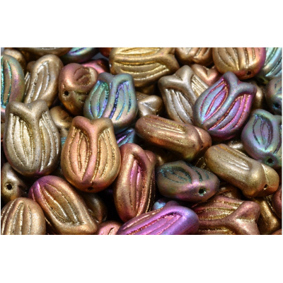 Korálky Tulip Bell (16x11 mm)  č.2040