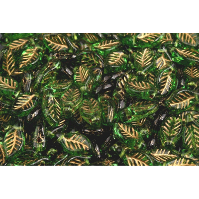 Korálky lístek č.1611 (6x12mm)