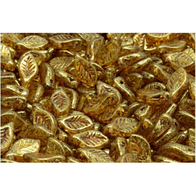 Korálky lístek č.1918 (6x12mm)