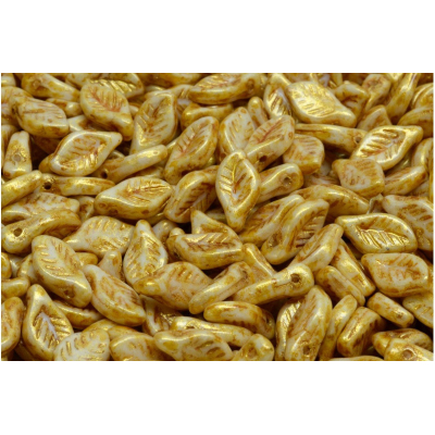 Korálky lístek č.1927 (6x12mm)