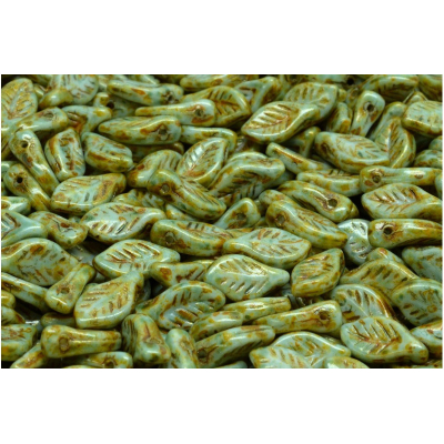 Korálky lístek č.1931 (6x12mm)