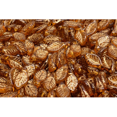 Korálky lístek č.2618 (6x12mm)