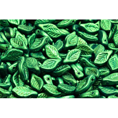 Korálky lístek č.2621 (6x12mm)