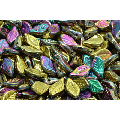 Korálky lístek č.2631 (6x12mm)