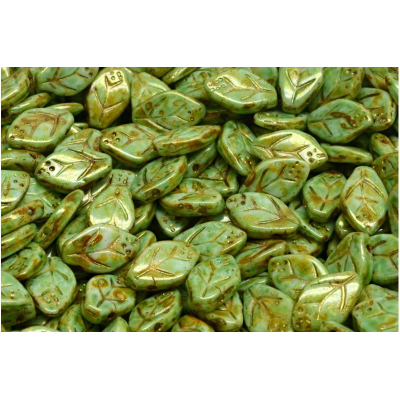 Korálky lístek č.3402 (7x12mm)