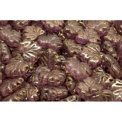 Korálky lístek č.1480 (13x11mm)