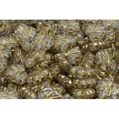 Korálky lístek č.1483 (13x11mm)