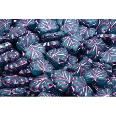 Korálky lístek č.1490 (13x11mm)