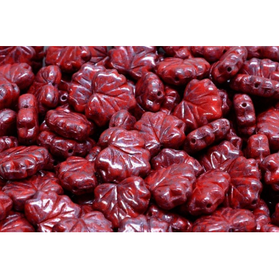 Korálky lístek č.1493 (13x11mm)